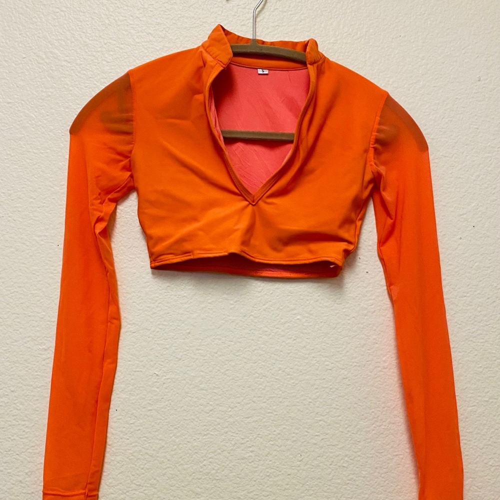 Neon Orange Top - Picture 2 of 5